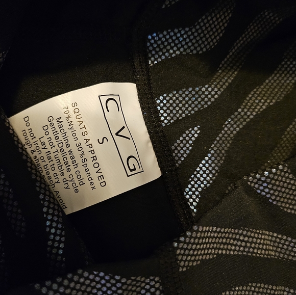 Constantly Varied Gear Stripe A Pose Full Length Leggings size S - Picture 3 of 4